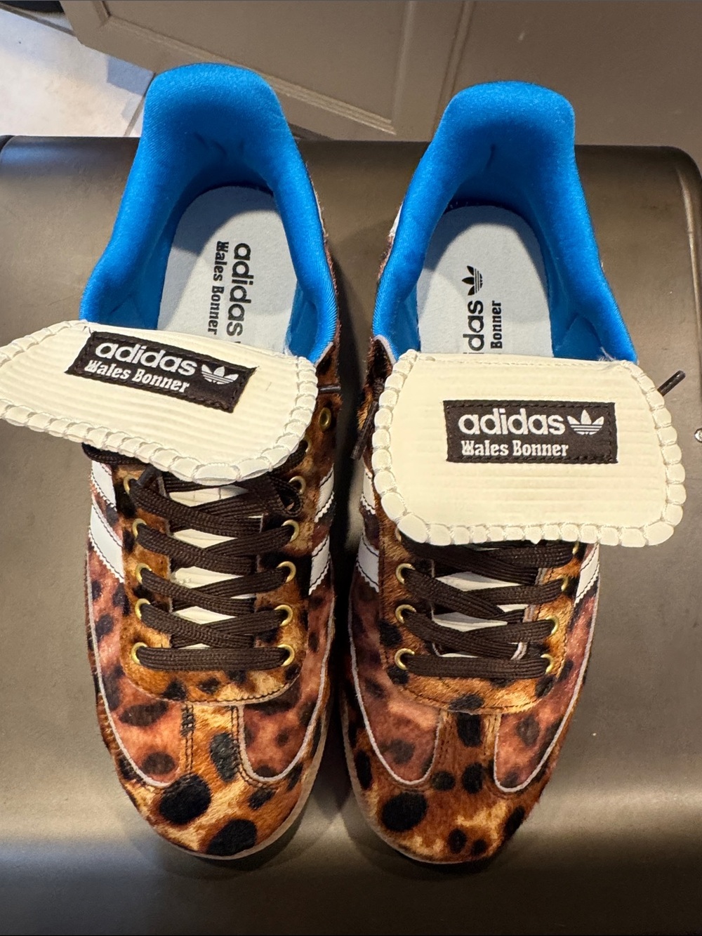 Inspired By Wales Bonner x Adidas Samba Leopard Sneakers (Excellent Condition)
